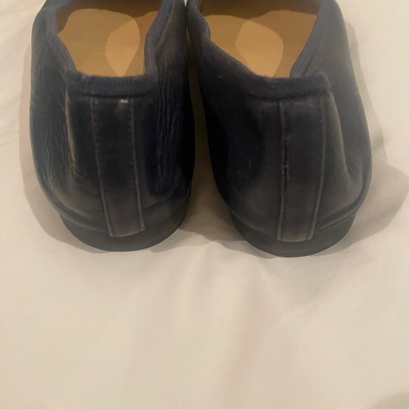 Chanel cc log leather ballet flat size 7 shoes authentic - Picture 5 of 9